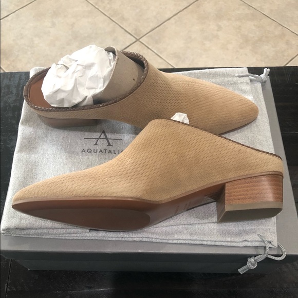 NWB Aquatalia suede mule - Picture 3 of 7